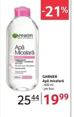 Selgros GARNIER Apă micelarǎ Ofertă