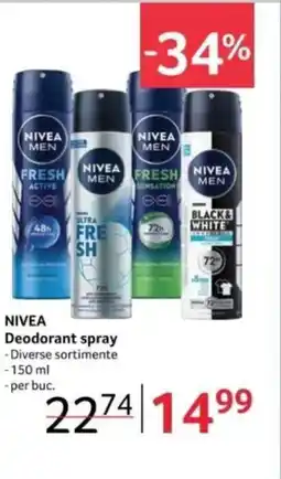 Selgros NIVEA Deodorant spray Ofertă