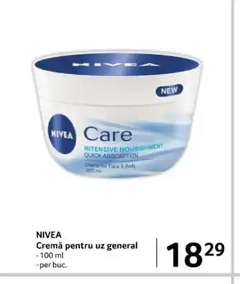 Selgros NIVEA Cremă pentru uz general Ofertă