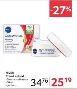 Selgros NIVEA Cremă antirid Ofertă