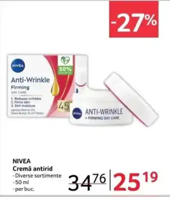 Selgros NIVEA Cremă antirid Ofertă