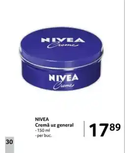 Selgros NIVEA Cremǎ uz general Ofertă