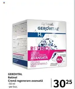 Selgros GEROVITAL Retinol Cremă regenerare avansată Ofertă