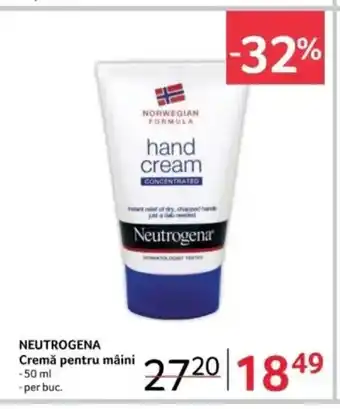 Selgros NEUTROGENA Cremă pentru mâini Ofertă