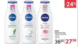 Selgros NIVEA Loţiune de corp Ofertă