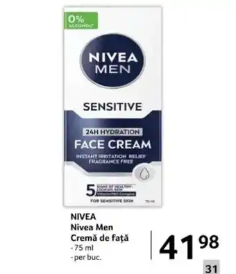 Selgros NIVEA Men Cremă de faţă Ofertă