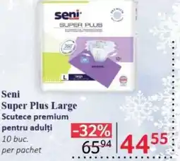 Selgros SENI Super Plus Large Scutece premium pentru adulți Ofertă