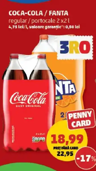 Penny COCA-COLA / FANTA Ofertă