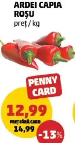 Penny Ardei capia roşu Ofertă