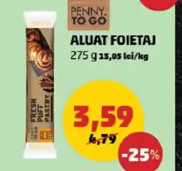 Penny PENNY To go Aluat foietaj Ofertă