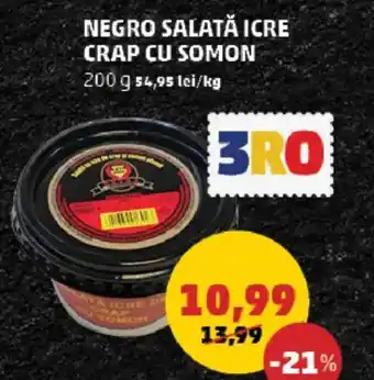 Penny Negro Salată icre crap cu somon Ofertă