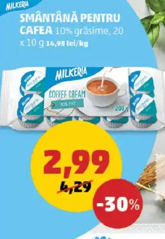 Penny Smântână pentru cafea Ofertă