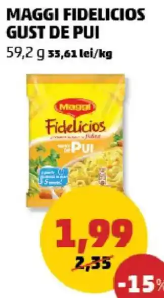 Penny MAGGI Fidelicios gust de pui Ofertă