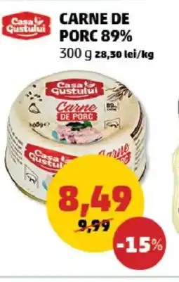 Penny Carne de porc 89% Ofertă