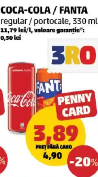 Penny COCA-COLA / FANTA Ofertă