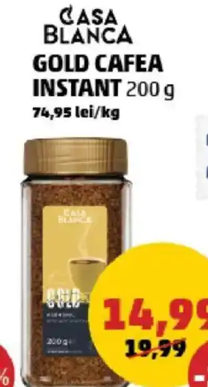 Penny CASA BLANCA Gold cafea instant Ofertă