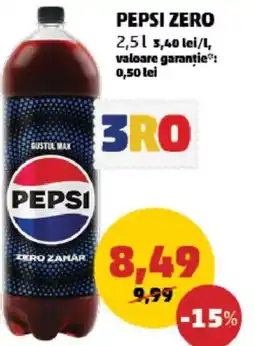 Penny PEPSI Zero Ofertă