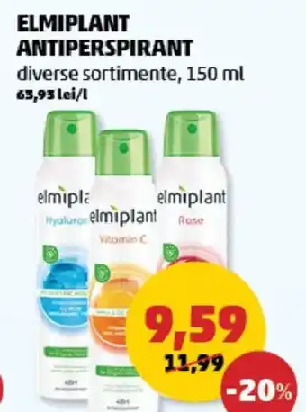 Penny ELMIPLANT Antiperspirant Ofertă