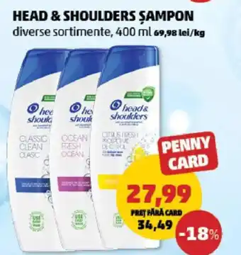 Penny HEAD & SHOULDERS Şampon Ofertă