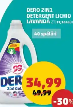 Penny DERO 2IN1 Detergent lichid lavandă Ofertă