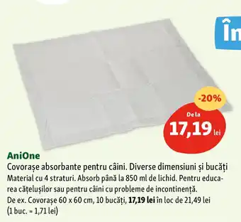 Fressnapf ANIONE Covorase absorbante pentru câini Ofertă