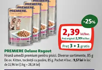 Fressnapf PREMIERE Deluxe Ragout Hrană umedă premium pentru pisici Ofertă