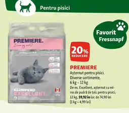 Fressnapf PREMIERE Aşternut pentru pisici Ofertă