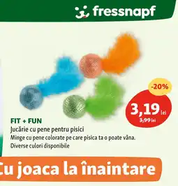 Fressnapf FIT + FUN Jucărie cu pene pentru pisici Ofertă