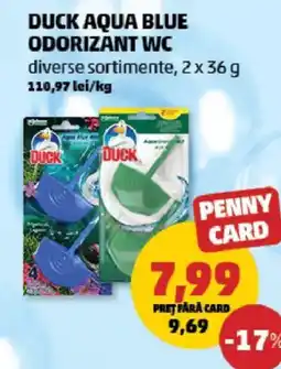 Penny DUCK Aqua blue odorizant wc Ofertă