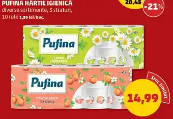 Penny Pufina hârtie igienică Ofertă