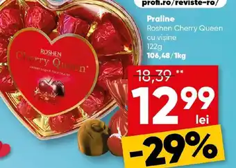 PROFI Praline Roshen Cherry Queen cu visine Ofertă