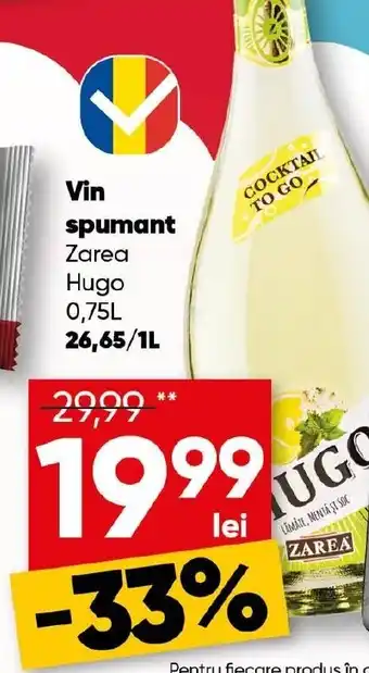 PROFI Vin spumant Zarea Hugo Ofertă