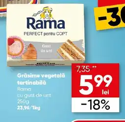 PROFI Grăsime vegetală tartinabilă cu gust de unt Ofertă