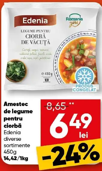 PROFI Amestec de legume pentru ciorbă Edenia Ofertă