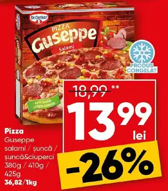 PROFI Pizza Guseppe salami / șuncă / șuncă&ciuperci Ofertă