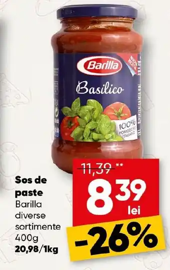 PROFI Sos de paste Barilla Ofertă