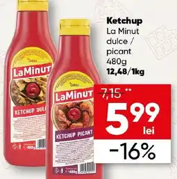 PROFI Ketchup La Minut dulce / picant Ofertă