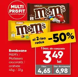 PROFI Bomboane M&M's / Maltesers ciocolată / arahide Ofertă