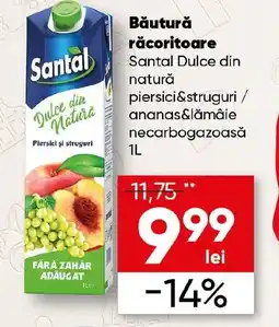 PROFI Băutură răcoritoare Santal Dulce din natură piersici&struguri / Ofertă