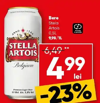 PROFI Bere Stela Artois Ofertă