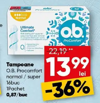 PROFI Tampoane O.B. Procomfort normal super Ofertă