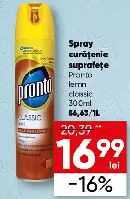 PROFI Spray curăţenie suprafeţe Pronto classic Ofertă