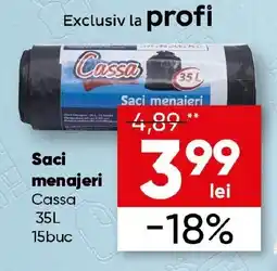 PROFI Saci menajeri Cassa Ofertă