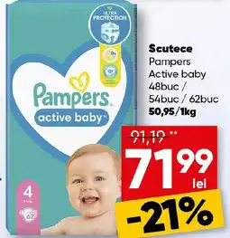 PROFI Scutece Pampers Active baby Ofertă