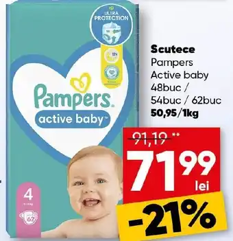 PROFI Scutece Pampers Active baby Ofertă