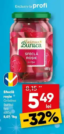 PROFI Sfeclă roşie Grădina Bunicii felii Ofertă