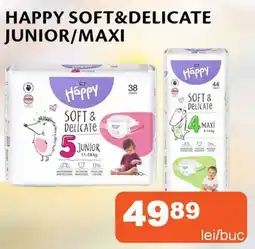 Unicarm Happy soft&delicate junior/maxi Ofertă