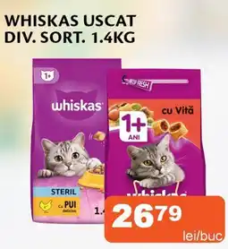 Unicarm WHISKAS Uscat div. sort. Ofertă