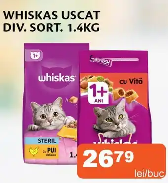 Unicarm WHISKAS Uscat div. sort. Ofertă