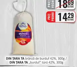 CBA DIN ȚARA TA brânză de burduf 42% Ofertă